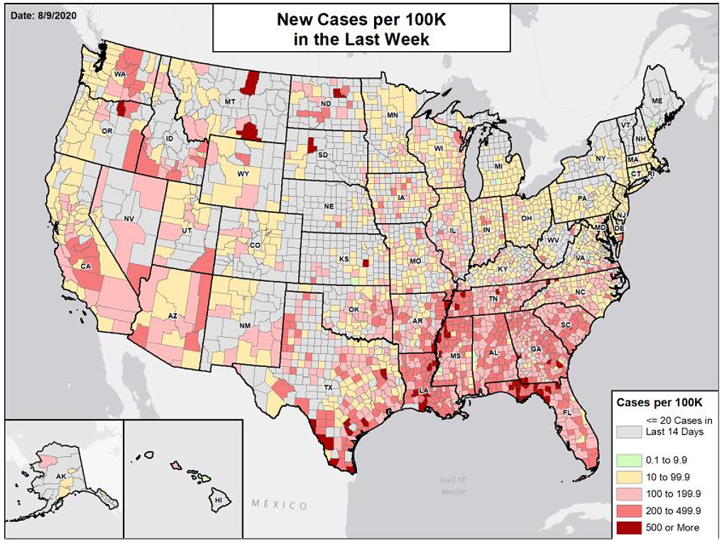 White House puts fewer Ky. counties in ‘red zone’ and more in ‘yellow