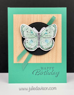 Stampin' Up! Happy Thoughts Butterfly Bouquet Brilliance Cards ~ www.juliedavison.com #stampinup