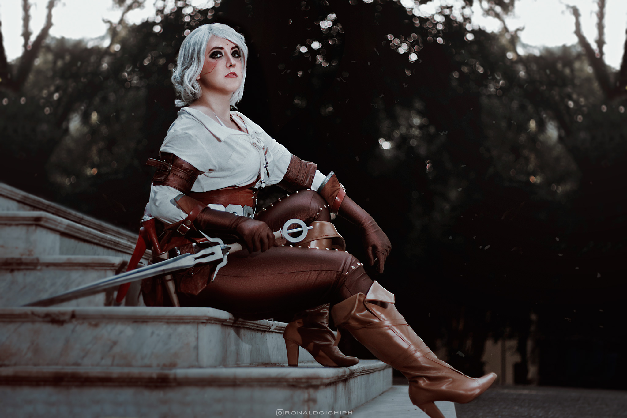 Ciri cosplay from CD Projekt's The Witcher 3: Wild Hunt - Cosplay photography by Ronaldo Ichi