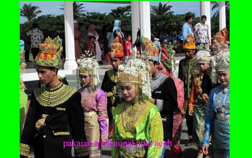 Rumah adat aceh . baju tradisional . tarian tradisional ...