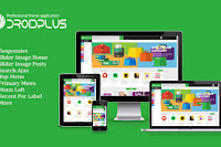 Droidplus Responsive Blogger Template