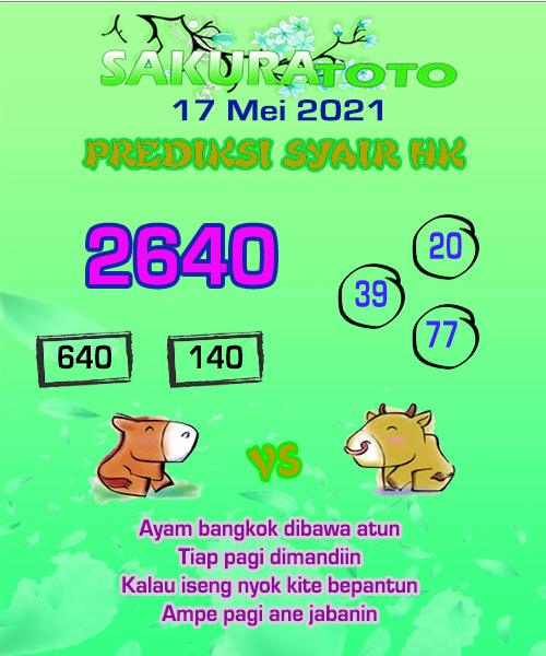 Prediksi Togel Hongkong Senin 17 Mei 2021 Prediksi Togel Jp Hari Ini