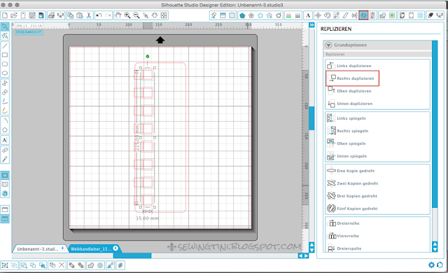 Tinis Plotter Tutorials - Folge 12 - Webbandleiter