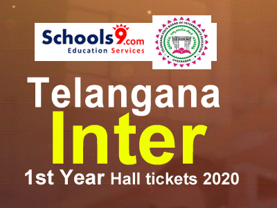 TS Inter 1st Year Hall tickets 2020