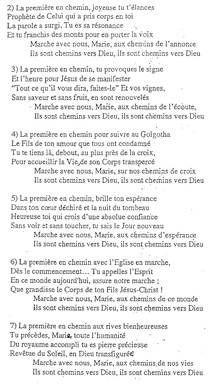 la premi re en chemin paroles - France news collections