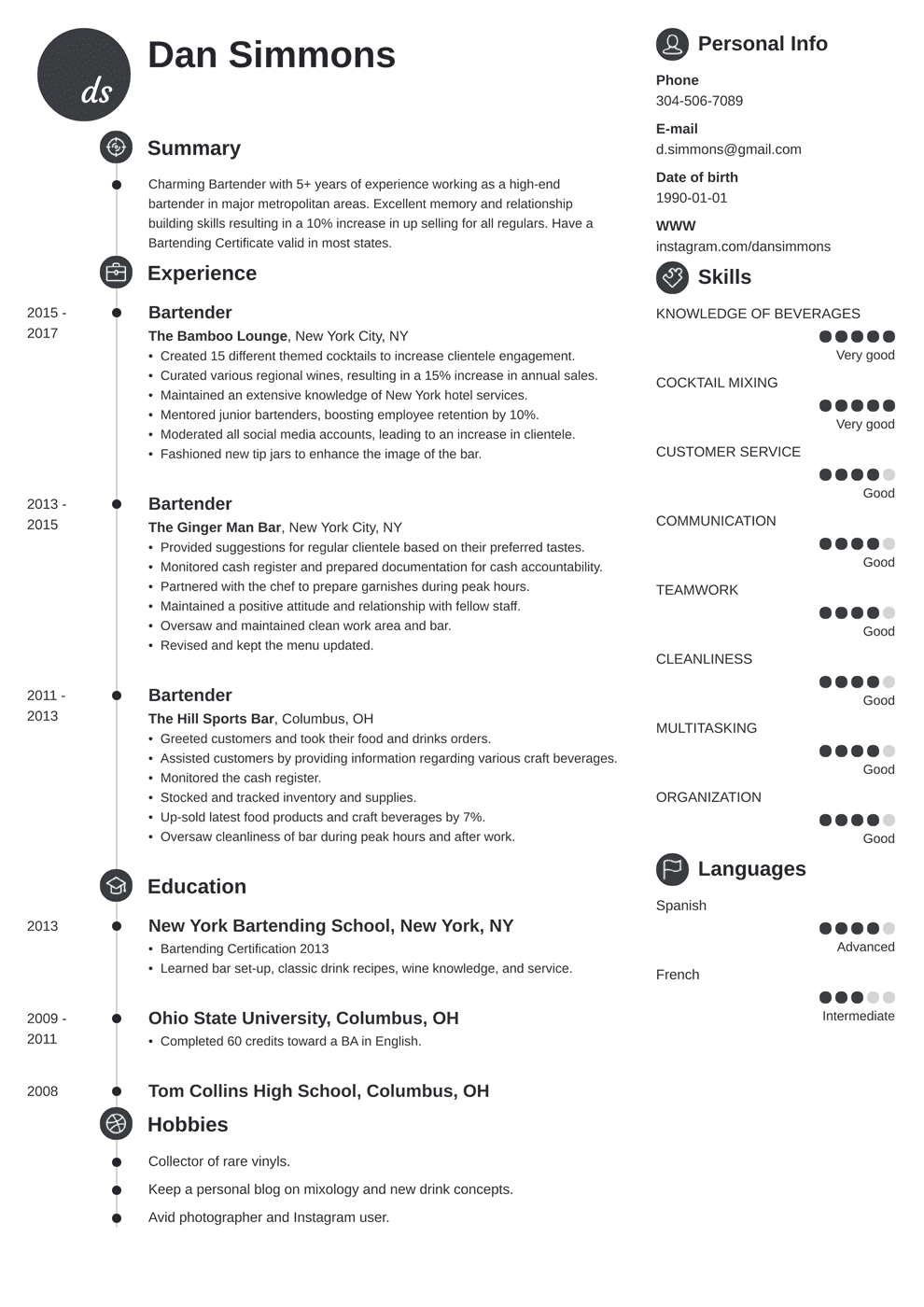 9 Best Resume Formats Of 2019 Livecareer