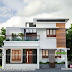 Grand flat roof style 3 bedroom house design