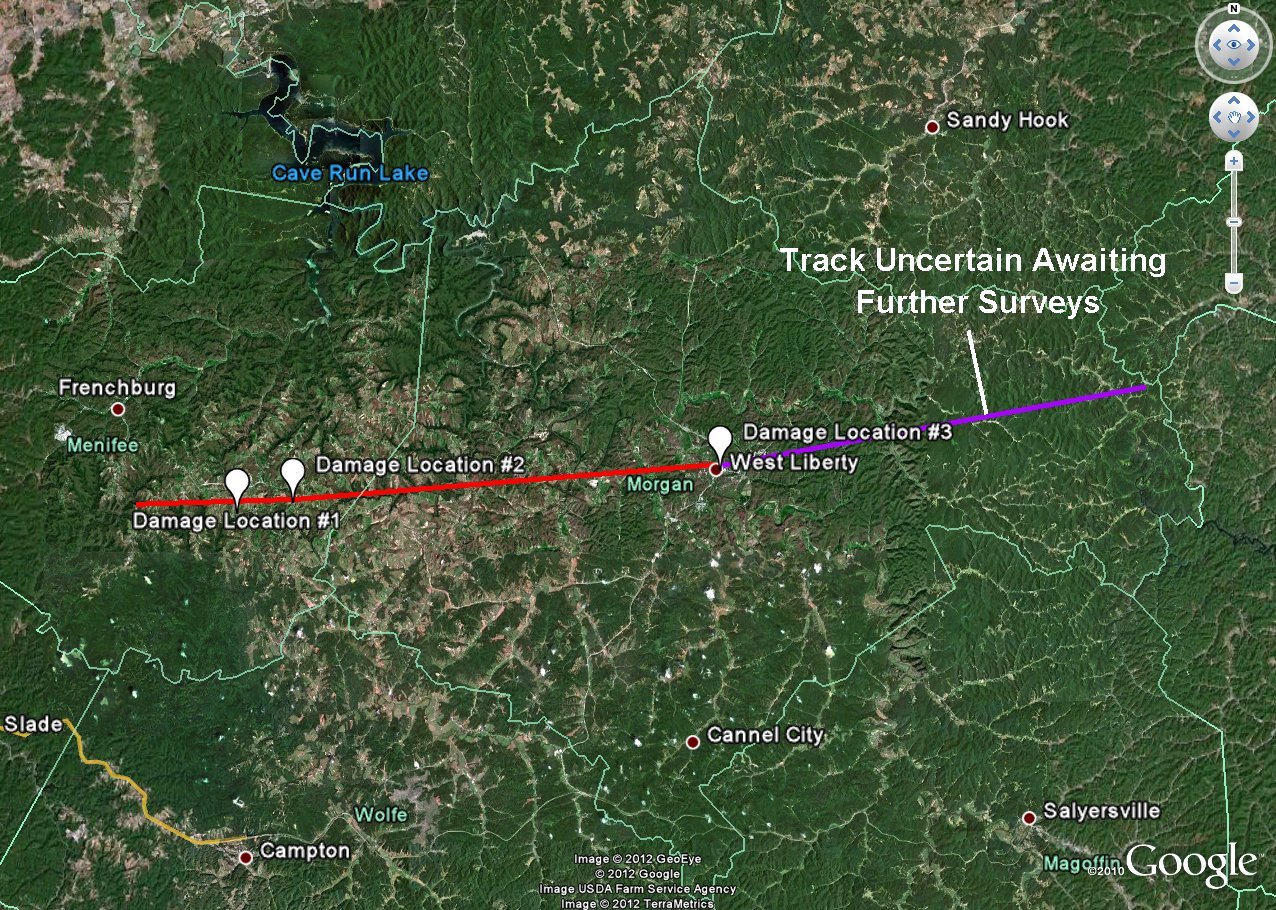 The Original Weather Blog The Tornado Chronicles West Liberty, KY