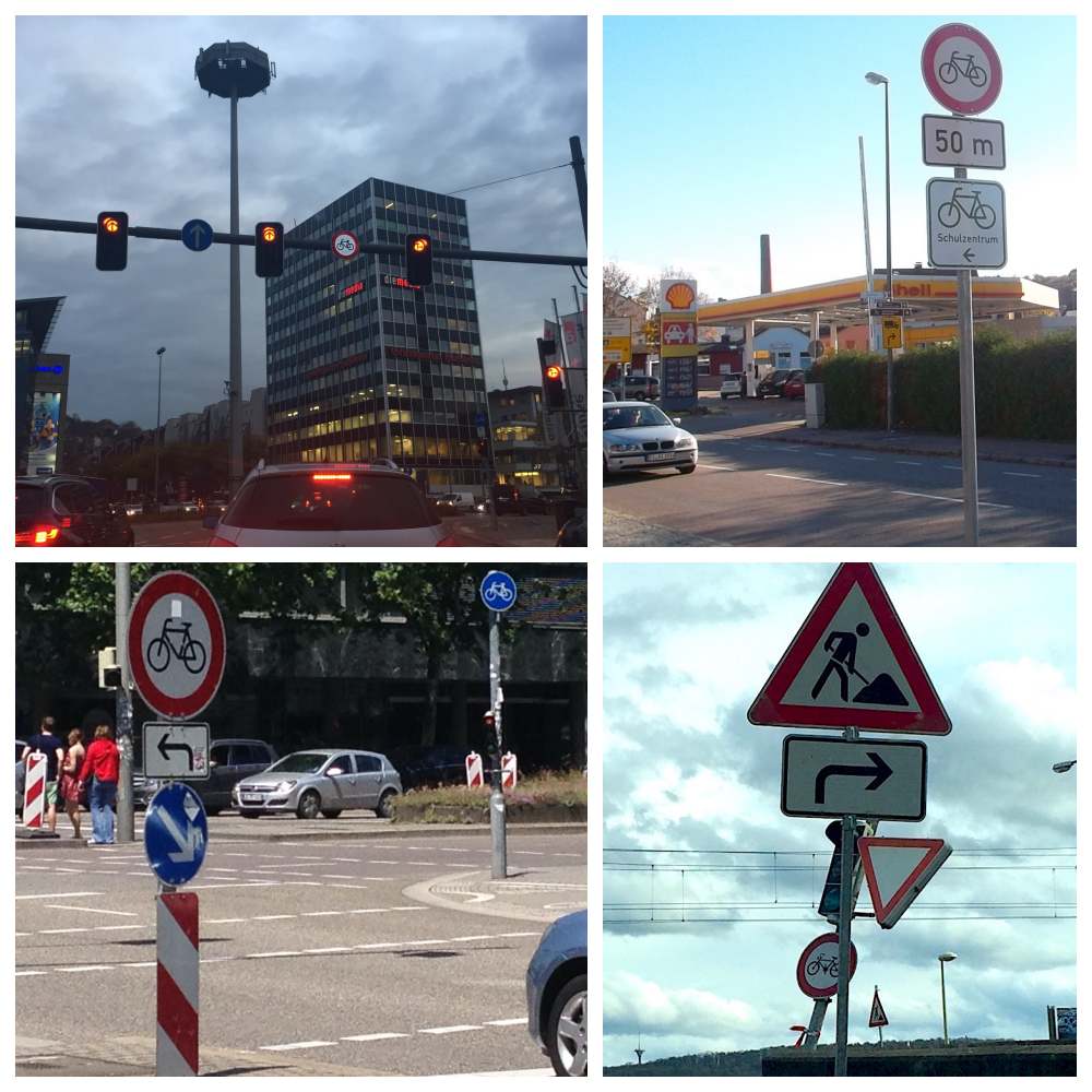 Radfahren In Stuttgart Des Radlers 7 Sinn Kleine Verkehrsschilderkunde