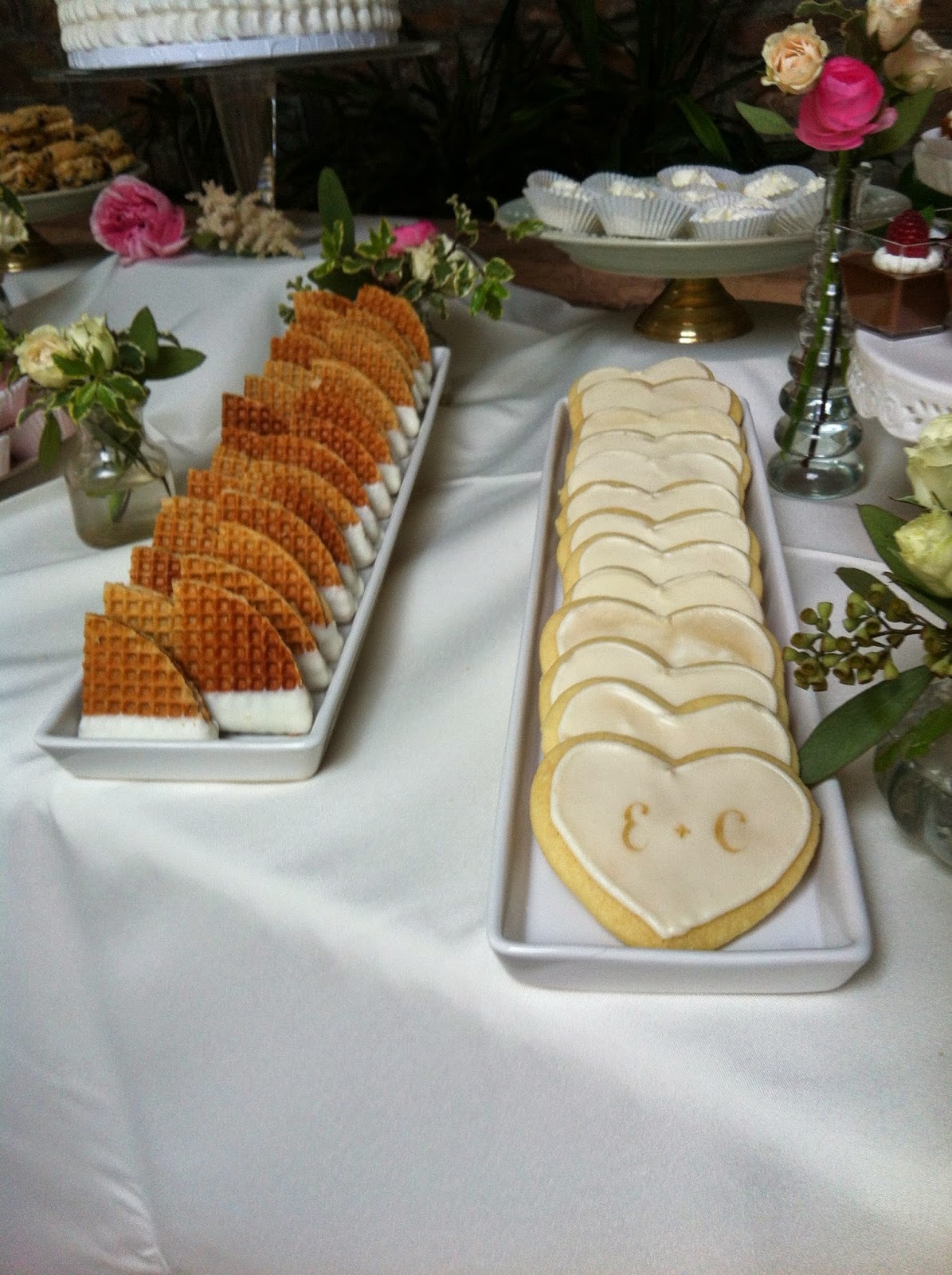 THE MIGHTY BAKER Wedding  Dessert Buffet Petal Wedding  Cake 