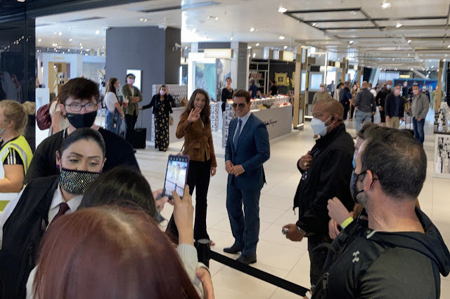 Hayley Atwell and Tom Cruise - "Mission Impossible 7" - imagedesi.com