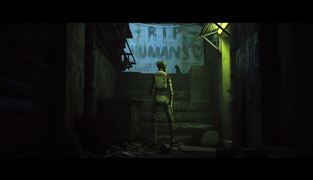 Stray R.I.P. HUMANS ♥ PlayStation 5 robot alleyway cat