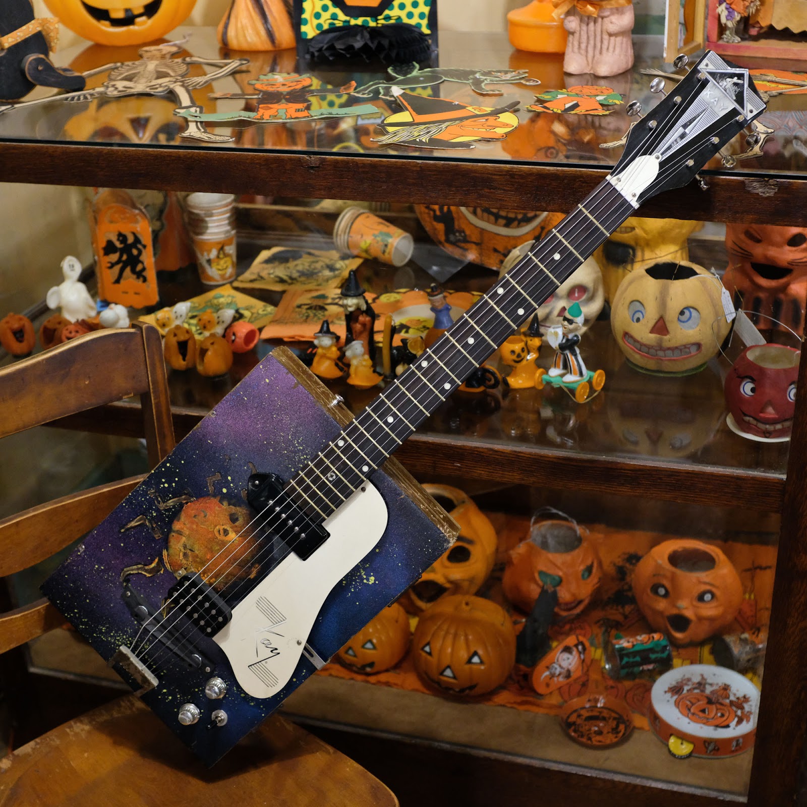 1960s/2018 Kay/Wildwood Silverware Box Electric Guitar