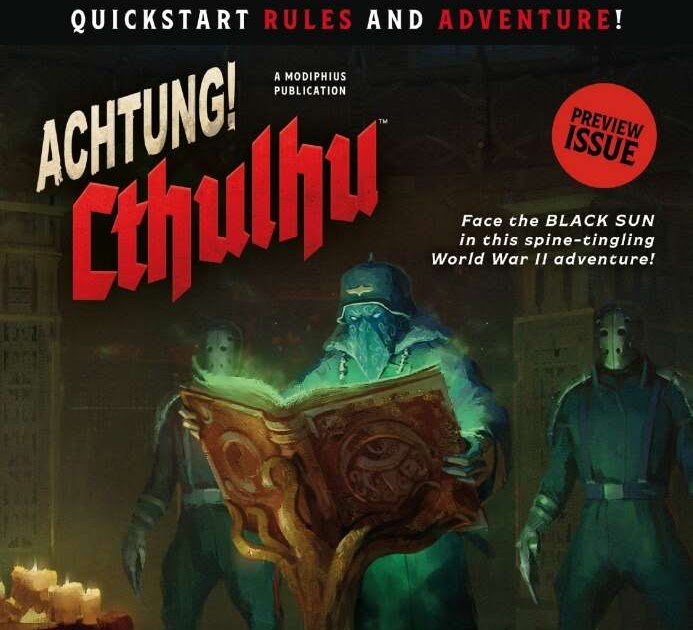 Reviews from R'lyeh: [Free RPG Day 2021] Achtung! Cthulhu 2d20 Quick-start