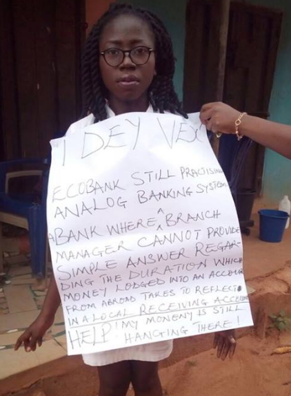 ecobank atm debits bank card dispensing cash