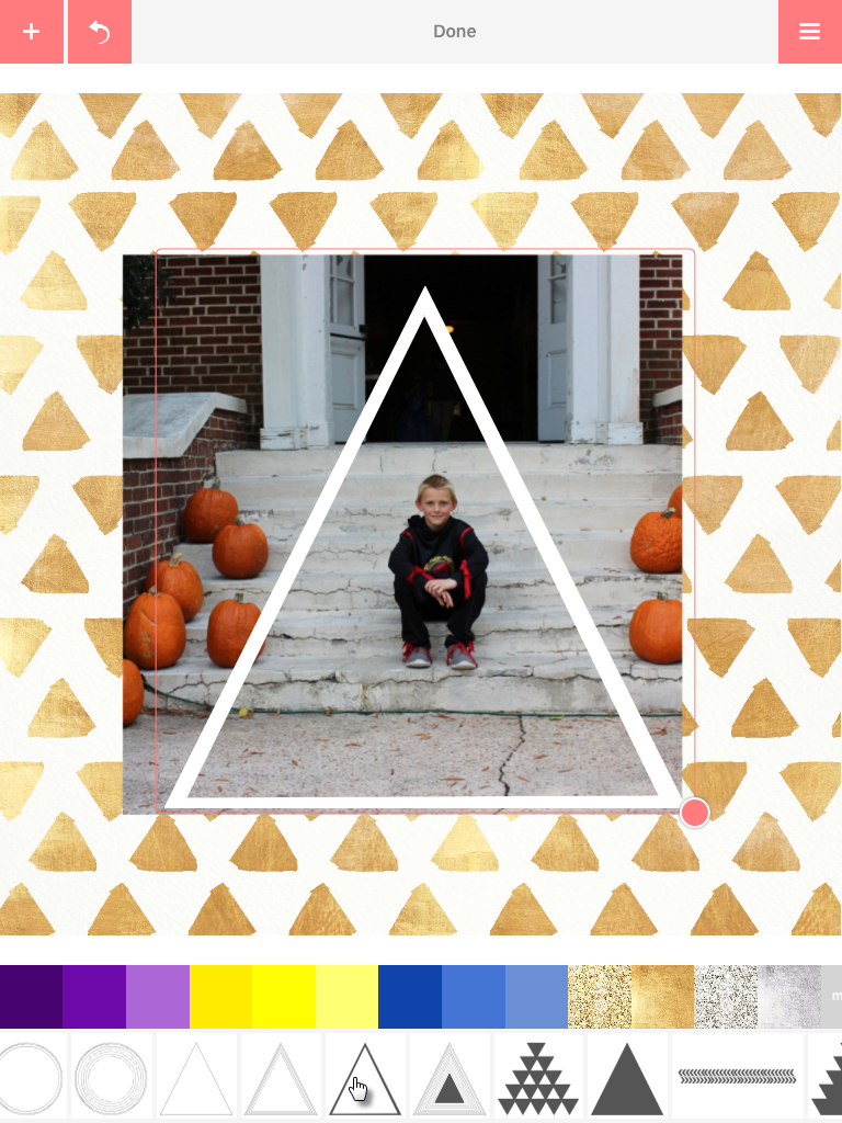 DLOLLEYS HELP How to Make a Triangle Frame Using Rhonna Suite