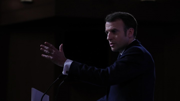 الرئيس الفرنسي: لا يمكن أن تكون أوروبا مجرد هامش في قضاية الدفاع والقوة 