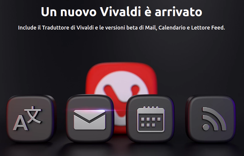 Vivaldi 4.0 aggiunge Vivaldi Translate e beta di Vivaldi Mail, Calendar and Feed Reader