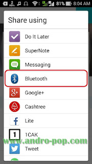 Pilih Bluetooth