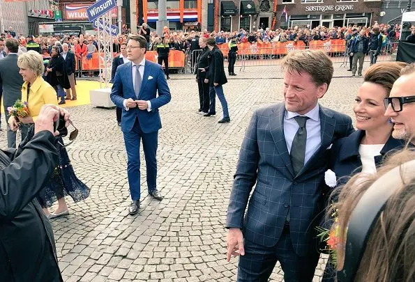 King Willem-Alexander, Queen Máxima, Princess Catharina-Amelia, Princess Ariane and Princess Alexia attend King's Day 2018 celebrations in Groningen