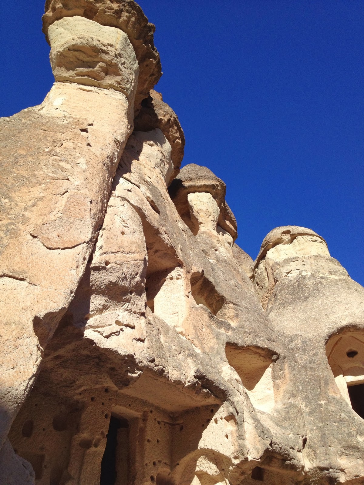 Cappadocia - We get to go inside homes made out of Fairy Chimneys rock formations