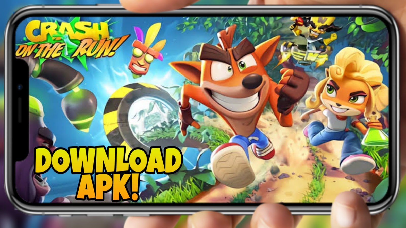 Crash Bandicoot On the Run COMO BAIXAR E INSTALAR APK DOWNLOAD