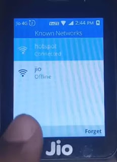 Jio Phone Hotspot on