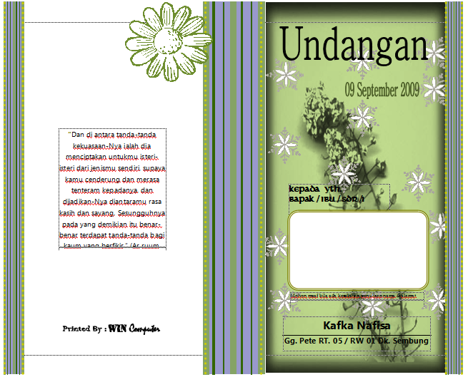 Tren 25+ File Undangan Aqiqah Yang Bisa Diedit