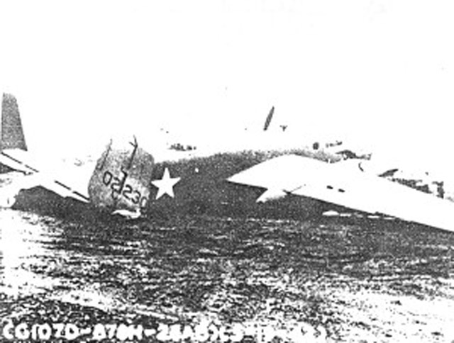 Crashed B-25B, 19 May 1942 worldwartwo.filminspector.com