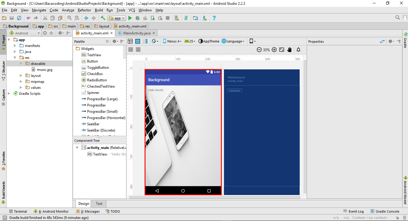 Cara Ganti Background Aplikasi Dengan Android Studio BACA CODING