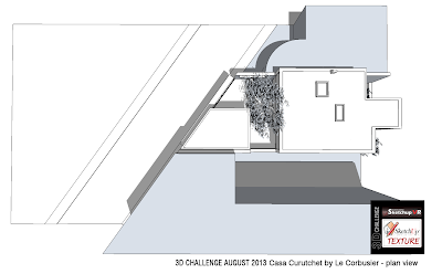 sketchup_model_Casa Curutchet_plan view