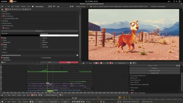 software edit video gratis terbaik - blender