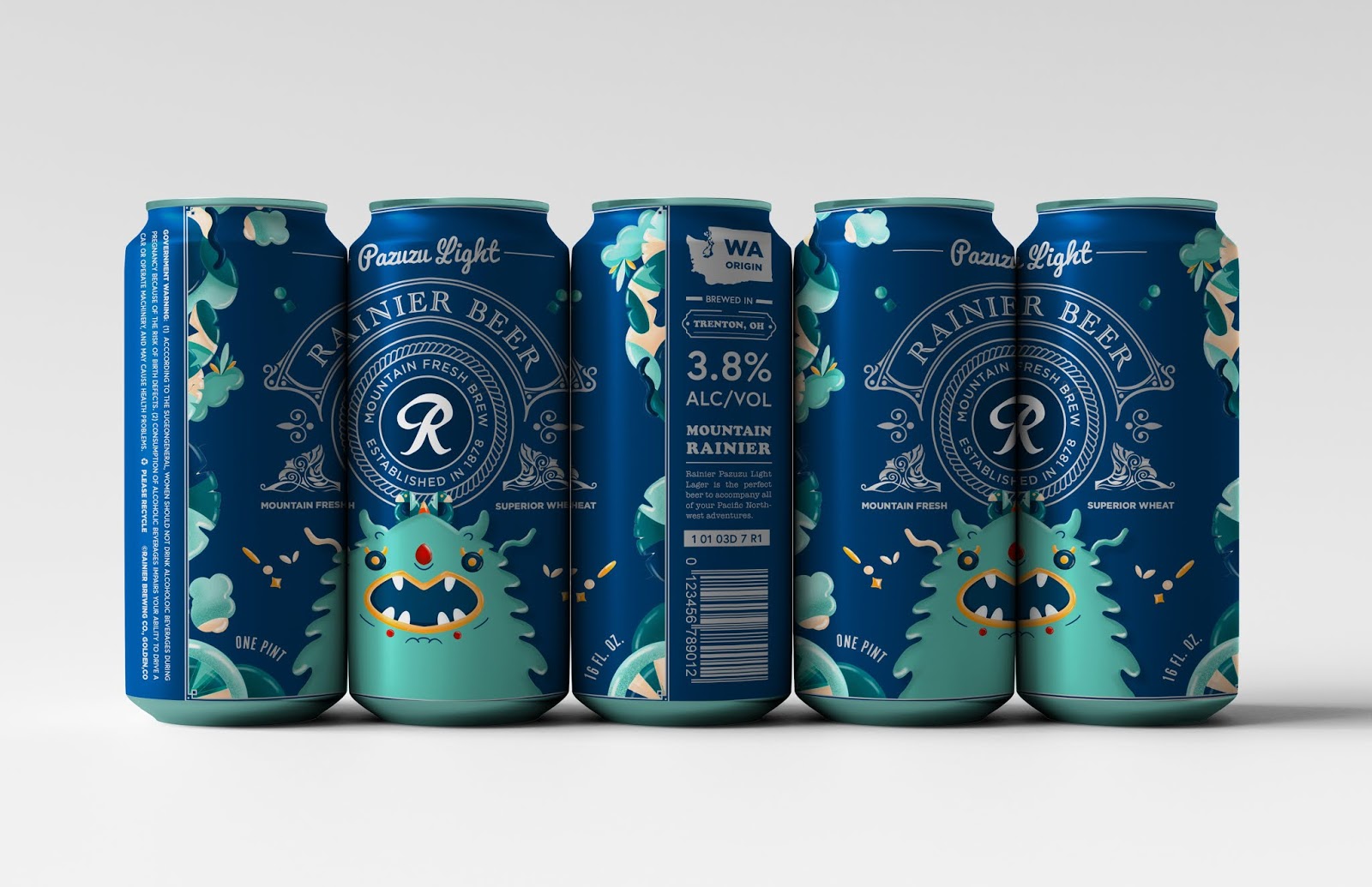 6 PACK WRAPPING PAPER – RAINIER BREWING COMPANY