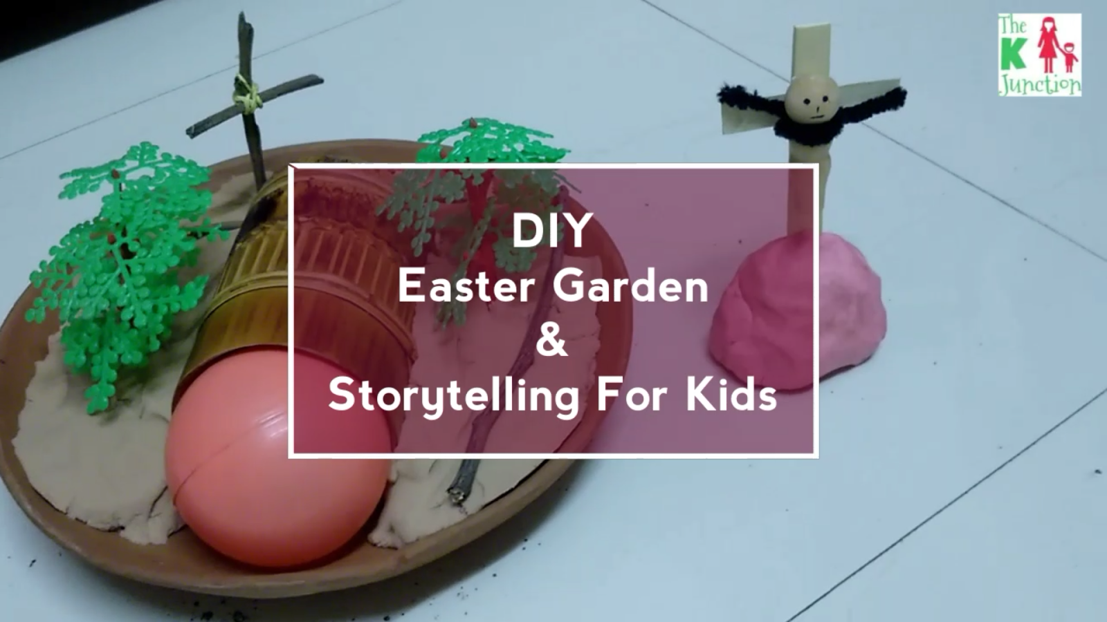 DIY Easter Resurrection Garden & Storytelling For Kids (VLOG) The K