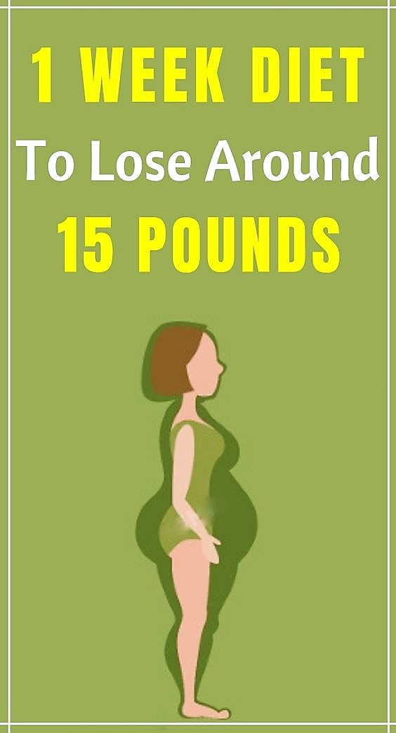 Lose 710 Pounds A Week With The 1 Week Diet Plan Recognized fitness