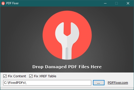 PDF Fixer 1.0 - Reparar archivos PDF corruptos