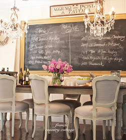 FRENCH COUNTRY COTTAGE: A *Little* CHALKBOARD LOVE