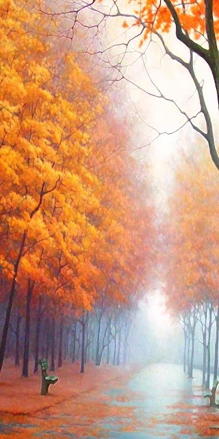 Autumn Park Iphone Aesthetics Wallpaper Aesthetic wallpaper iPhone Park Autumn Park