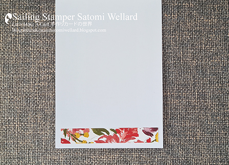Stampin'Up! Art Gallery Thinking of  You Card by Sailing Stamper Satomi Wellard