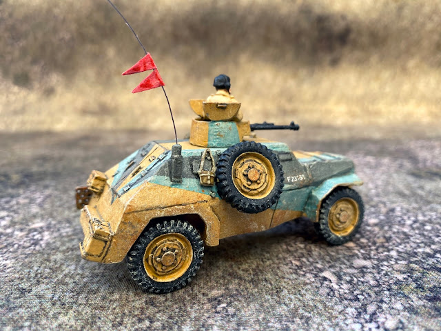 28mm  WW2 Marmon Herrington MkII Armoured Car in Ethiopia for Bolt Action (Modified Company B)