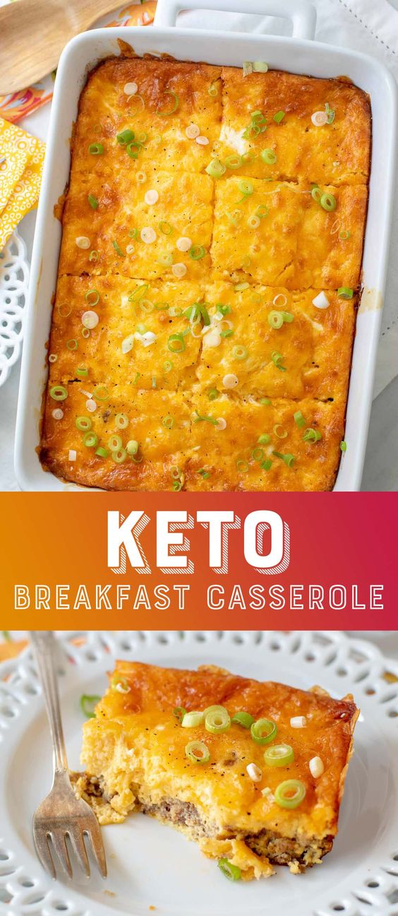 KETO BREAKFAST CASSEROLE - FOOD RECIPES