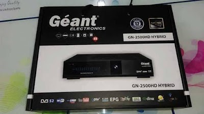 فلاش جهاز جديد من شركة الجيون Géant GN-2500HD HYBRID  بتاريخ 2018