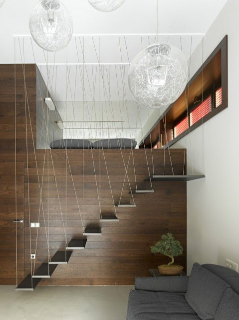 Single storey string attached stairs Single storey string attached stairs