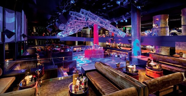 VIP spaces and bottle services in the nightclubs of Las Vegas
