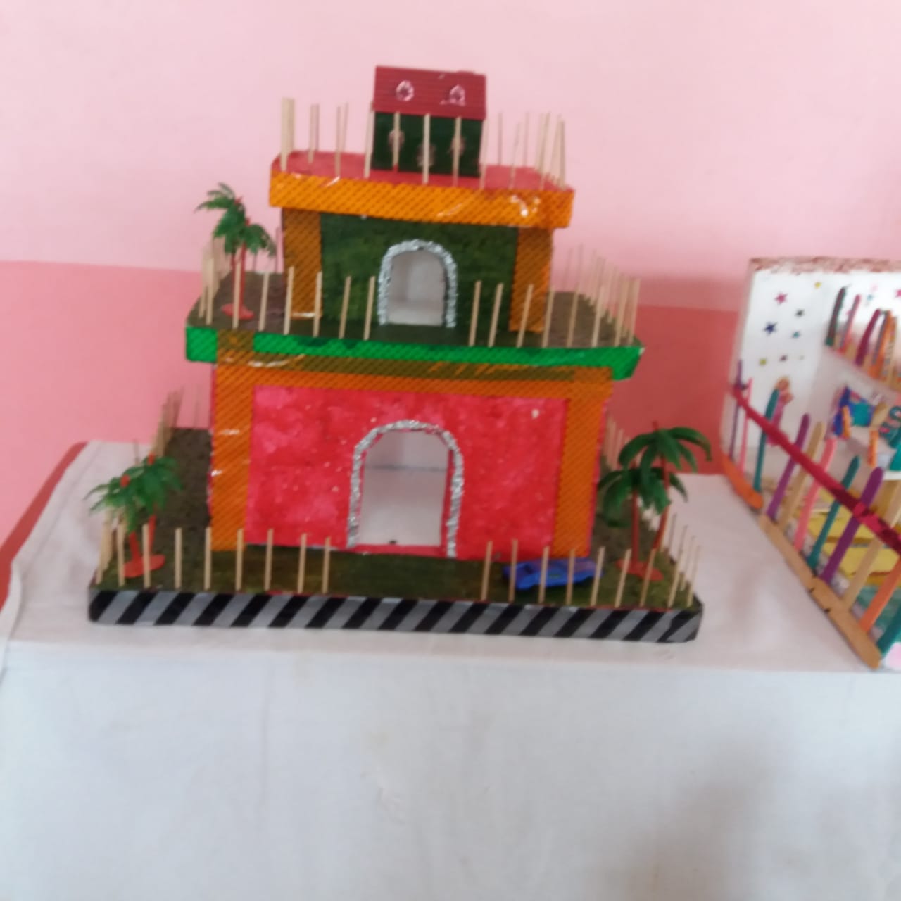 Art and craft with thermocol sheet