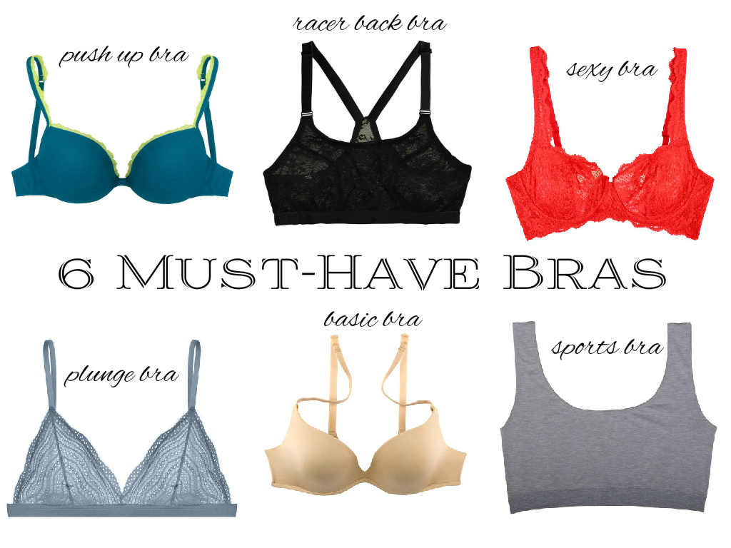 6 Types of Bra Every Woman Must Have 6 Types of Bra Every Woman Must Have