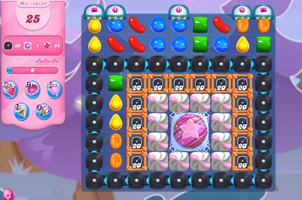 Candy Crush Saga level 10139