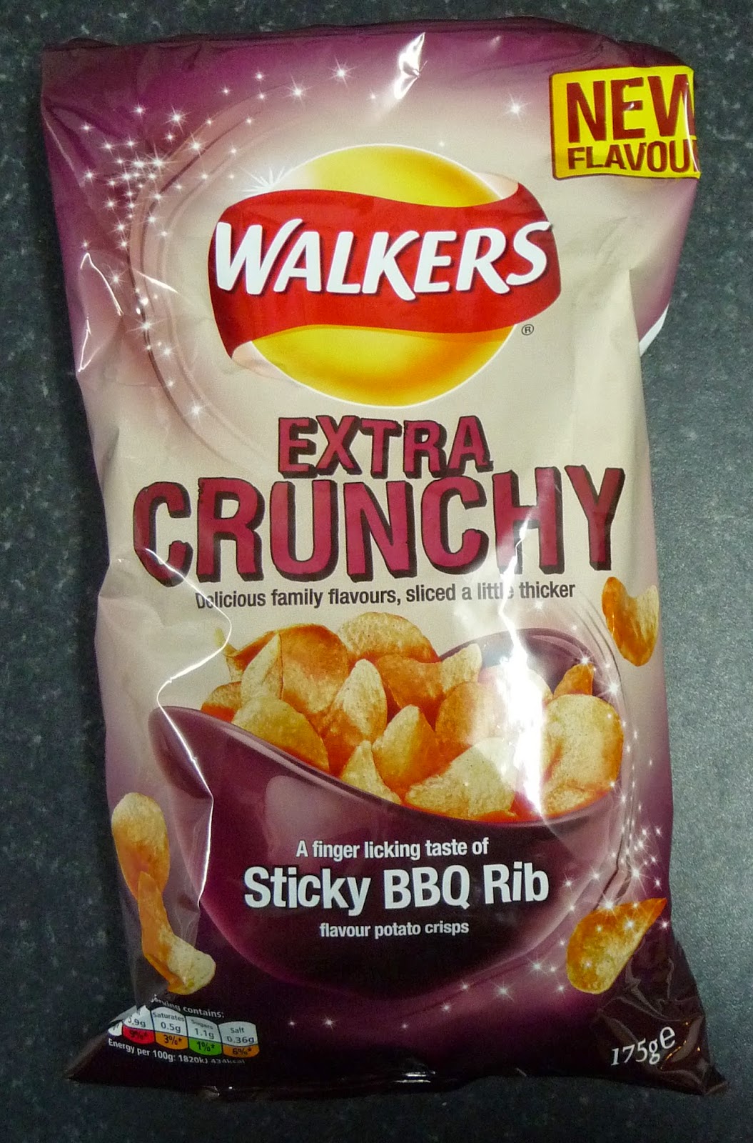 Something to look forward to Walkers Extra Crunchy Sticky BBQ rib