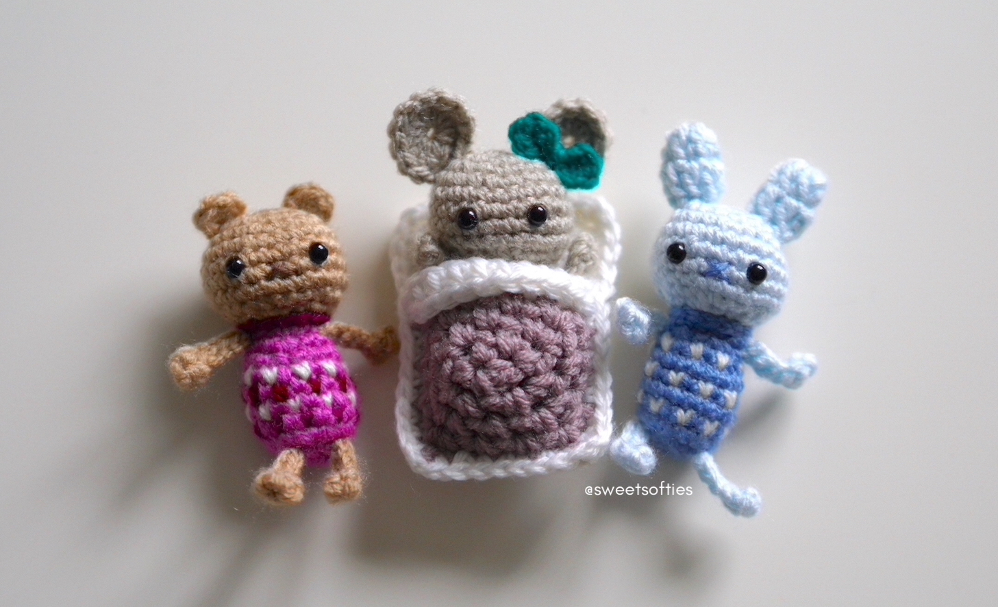 Animal Crochet Pattern Bundle - Sweet Softies