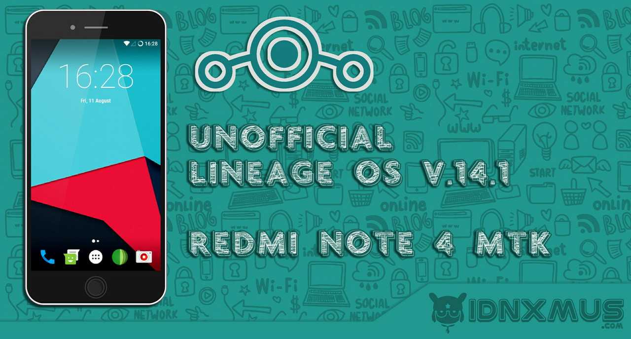 ROM Lineage OS V14.1  Redmi Note 4 Nikel